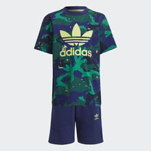 Load image into Gallery viewer, ALLOVER PRINT CAMO SHORTS AND TEE SET - Allsport
