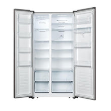 Load image into Gallery viewer, HISENSE REFRIGERATOR 508L SILVER SIDE BY SIDE WITH WATER DISPENSER
