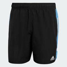 Load image into Gallery viewer, SHORT LENGTH COLORBLOCK 3-STRIPES SWIM SHORTS
