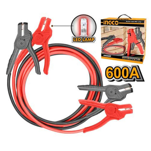 INGCO Booster cable with lamp HBTCP6008L - Allsport