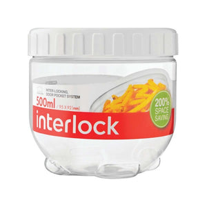 LNL INTERLOCK 500ML - WHT INL301W - Allsport