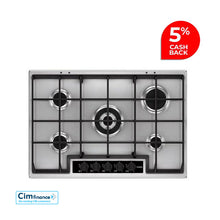 Load image into Gallery viewer, AEG 75cm Built-In Gas Hob Inox with 5 Cooking Zones and Cast Iron Support - Allsport
