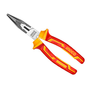 INGCO INSULATED LONG NOSE PLIERS HILNP28168 - Allsport