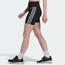 Load image into Gallery viewer, TRAINING ESSENTIALS 3-STRIPES HIGH-WAISTED SHORT LEGGINGS
