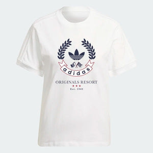 T-SHIRT WITH CREST GRAPHIC