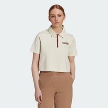 Load image into Gallery viewer, CROP ZIP POLO SHIRT
