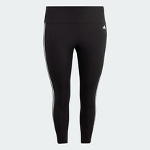 Load image into Gallery viewer, TRAIN ESSENTIALS 3-STRIPES HIGH-WAISTED 7/8 LEGGINGS (PLUS SIZE)
