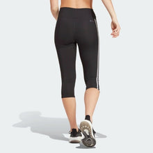 Load image into Gallery viewer, TRAIN ESSENTIALS 3-STRIPES HIGH-WAISTED 3/4 LEGGINGS
