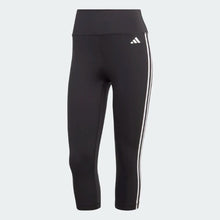 Load image into Gallery viewer, TRAIN ESSENTIALS 3-STRIPES HIGH-WAISTED 3/4 LEGGINGS
