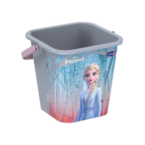 COSMOPLAST 3L Disney Frozen Square Sand Bucket with Handle - IFDIFRZBU146