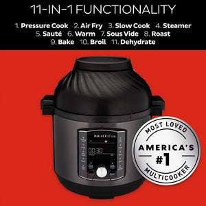 Instant Pot® Pro™ Crisp & Air Fryer 8-quart Multi-Use Pressure Cooker and Air Fryer - Allsport