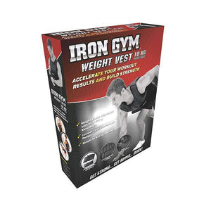 IRON GYM® WEIGHT VEST - 10 KG, ADJUSTABLE - Allsport