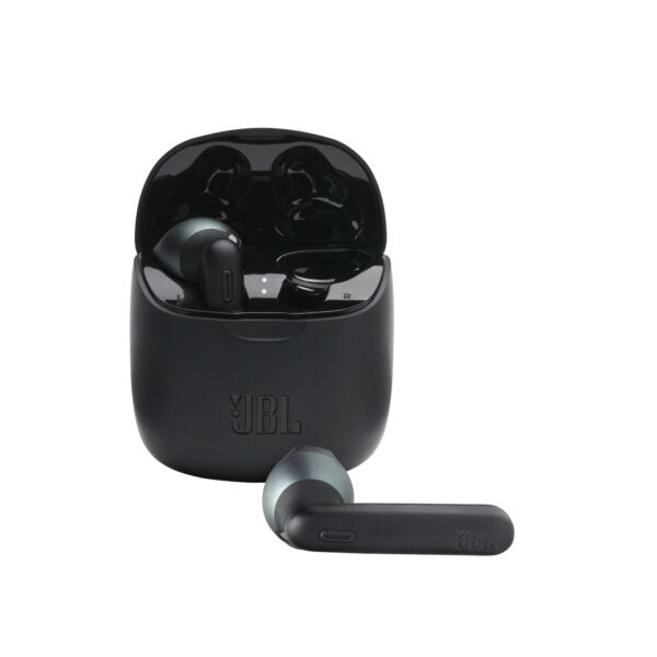 JBL WIRELESS EARPHONES TUNE225 TWS BLACK - Allsport