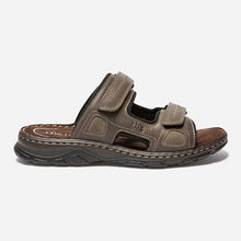 Load image into Gallery viewer, Mules Man sole ortholite khaki leather
