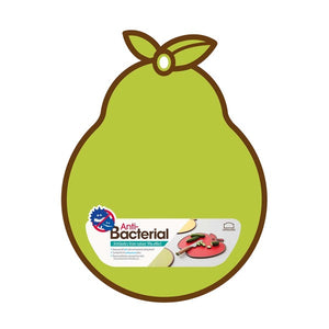 LNL ANTIBACTERIAL CUTTING BOARD PEAR GREEN CSC552 - Allsport