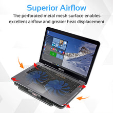 Load image into Gallery viewer, Laptop Cooling Pad with Silent Fan Technology
