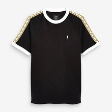 Load image into Gallery viewer, Black Taped T-Shirt - Allsport

