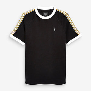 Black Taped T-Shirt - Allsport
