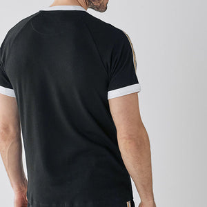 Black Taped T-Shirt - Allsport
