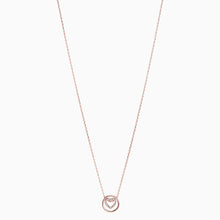 Load image into Gallery viewer, Rose Gold Tone &#39;With Love&#39; Pavé Heart Necklace - Allsport
