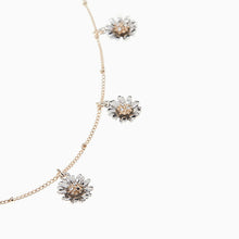 Load image into Gallery viewer, Gold Tone/Silver Tone Daisy Chain Short Necklace - Allsport
