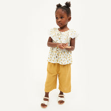 Load image into Gallery viewer, Ivory Frill Collar Ditsy Blouse (3mths-6yrs) - Allsport
