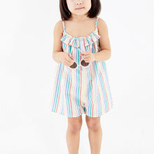 Load image into Gallery viewer, Rainbow Organic Cotton Playsuit (3mths-6yrs) - Allsport
