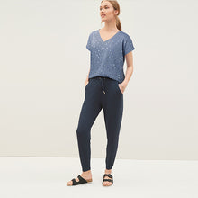 Load image into Gallery viewer, Navy Jersey Joggers - Allsport
