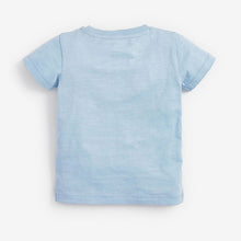 Load image into Gallery viewer, Blue Pocket Pocket T-Shirt (3mths-5yrs) - Allsport

