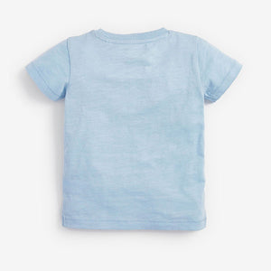 Blue Pocket Pocket T-Shirt (3mths-5yrs) - Allsport