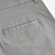 Load image into Gallery viewer, Light Grey Straight Fit Stretch Chino Trousers - Allsport
