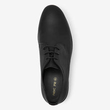 Load image into Gallery viewer, Black Cleated Lace-Up Derby Shoes - Allsport
