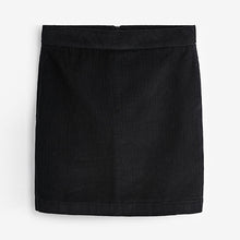 Load image into Gallery viewer, Black Cord Mini Skirt
