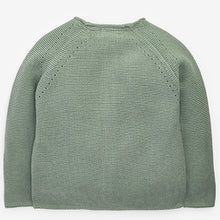 Load image into Gallery viewer, Sage Green Sage Bee Cardigan (3mths-5yrs)

