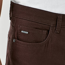 Load image into Gallery viewer, Burgundy Red Slim Fit Motion Flex Soft Touch Chino Trousers
