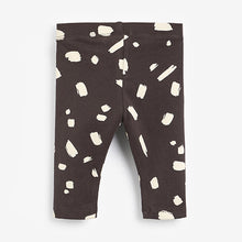 Load image into Gallery viewer, Black Dash Leggings (3mths-6yrs)
