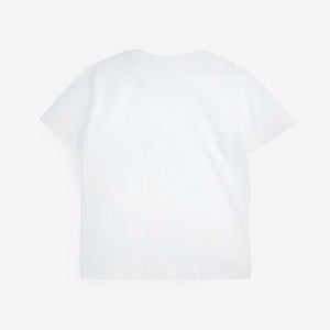 White Rainbow Football Short Sleeve T-Shirt (3-12yrs)