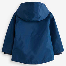 Load image into Gallery viewer, Navy Blue Waterproof Jacket (3mths-5yrs)
