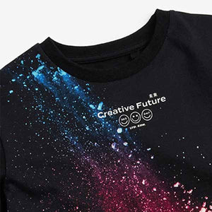 Rainbow Splat All Over Print Short Sleeve T-Shirt (3-12yrs)