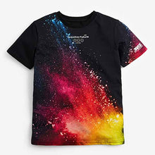 Load image into Gallery viewer, Rainbow Splat All Over Print Short Sleeve T-Shirt (3-12yrs)
