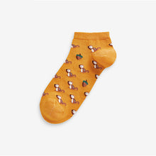 Load image into Gallery viewer, Woodland Creatures Patterned Trainer Socks 5 Pack - Allsport
