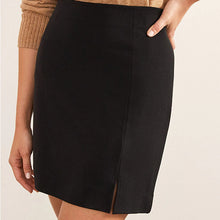 Load image into Gallery viewer, Black A-Line Mini Skirt
