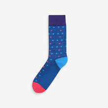 Load image into Gallery viewer, Bright Small Spot Socks 5 Pack
