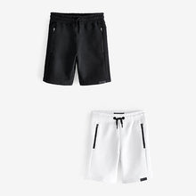 Load image into Gallery viewer, White/Black 2 Pack Short Jersey (3-12yrs)
