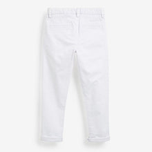 Load image into Gallery viewer, White Slim Fit Stretch Chino Trousers (3-12yrs)
