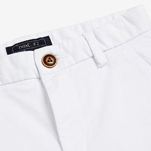 White Slim Fit Stretch Chino Trousers (3-12yrs)