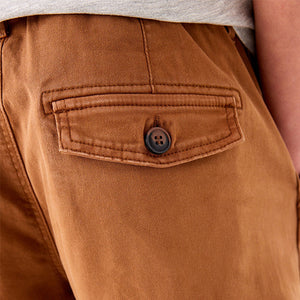 Ginger Tan Tapered Loose Fit Chino Trousers (3-12yrs)