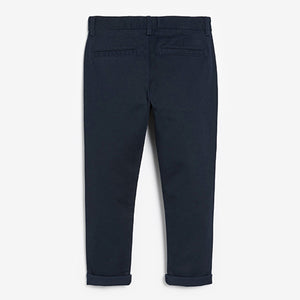Navy Slim Fit Stretch Chino Trousers (3-12yrs)