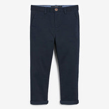 Load image into Gallery viewer, Navy Slim Fit Stretch Chino Trousers (3-12yrs)
