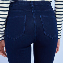 Load image into Gallery viewer, Inky Rinse Jersey Denim Leggings

